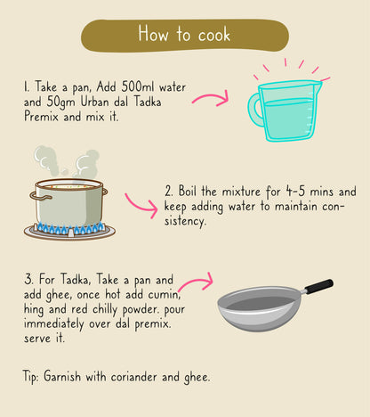 How to cook dal tadka 